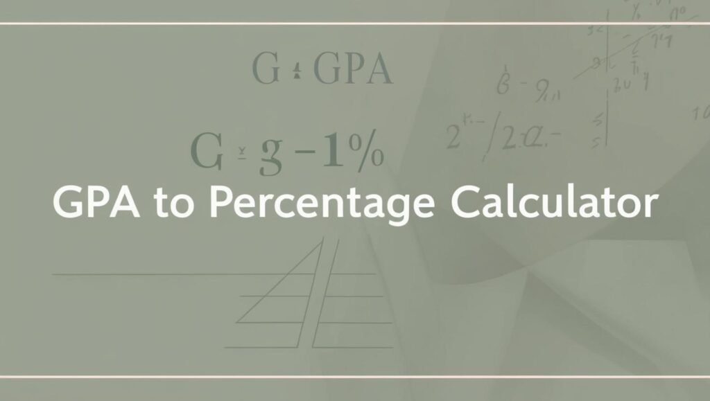 gpa to percentage calculator